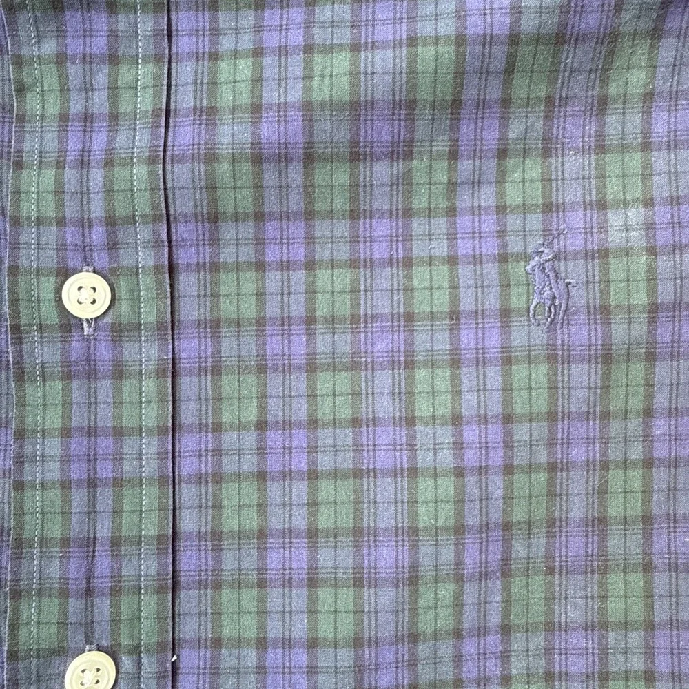 Ralph Lauren Yarmouth Shirt Mens 16 32/33 Classic Long Sleeve Cotton DRY CLEANED - Picture 5 of 10